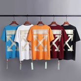 OFF White t shirt ow Arrow Tape Streetwear